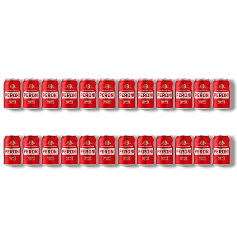 24 Dosen Peroni italienisches Lagerbier 0,33 l