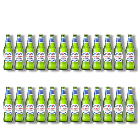 Peroni Nastro Azzurro 330ml 24er Pack Flaschen Premium Lagerbier