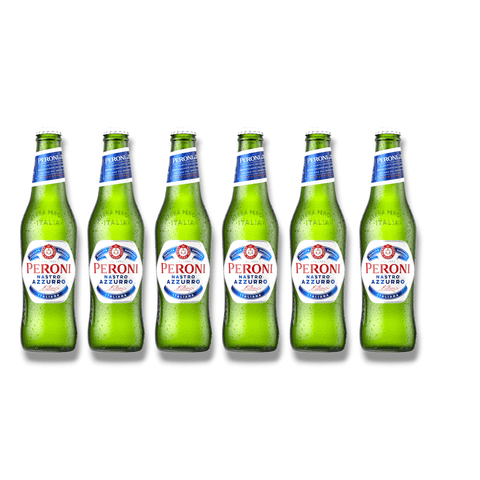 Peroni Nastro Azzurro 330ml 6er Pack Flaschen italienisches Lager