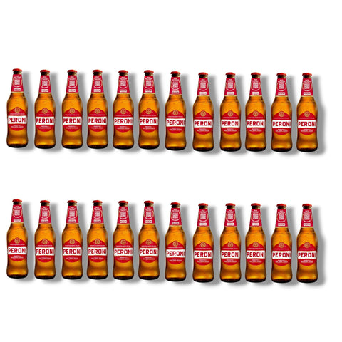 24 Flaschen Peroni Prodotta a Bari 300 ml
