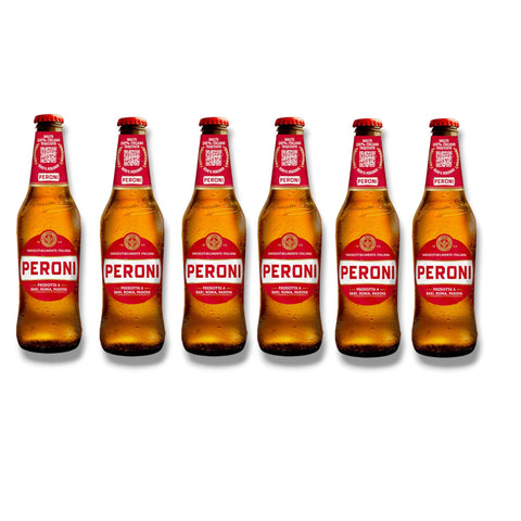 6 Flaschen Peroni Prodotta a Bari 300 ml