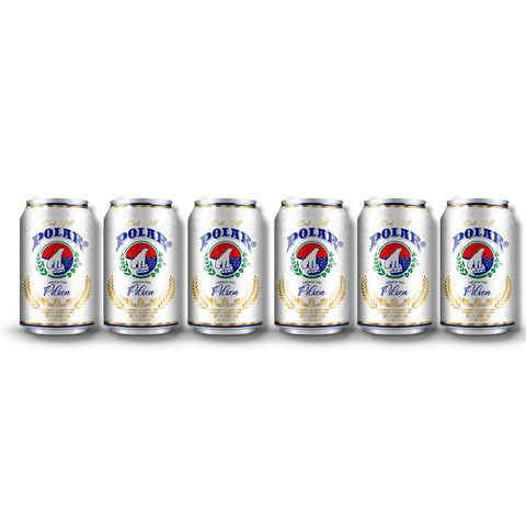 Polar Pilsen 6er Pack 4,5 % Vol. 330 ml Dosen – venezolanisches Pilsener Lagerbier
