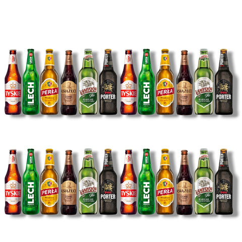 Polen Bierpaket mit sechs polnischen Bieren