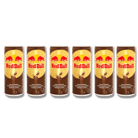 Red Bull Cold Brew 250 ml – Coffee-Flavored Energy Drink | Limitierte Verfügbarkeit