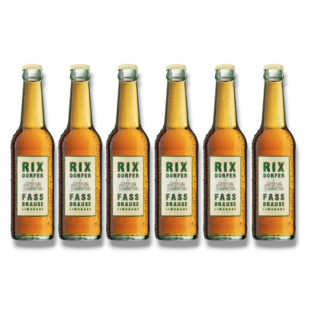 6 Flaschen Rixdorfer Fassbrause à 0,33 l – klassische Berliner Malz-Fassbrause
