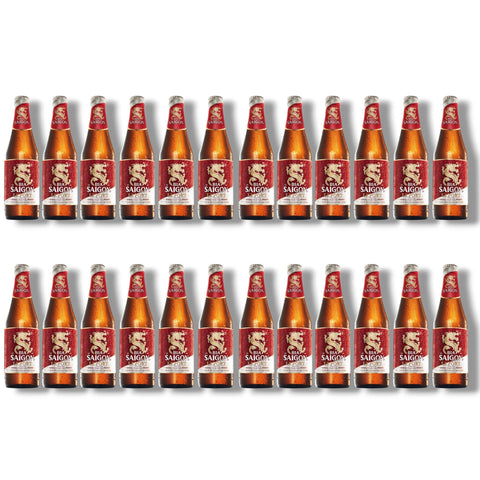 24 Flaschen Saigon Export Premium à 0,33 l – vietnamesisches Lagerbier