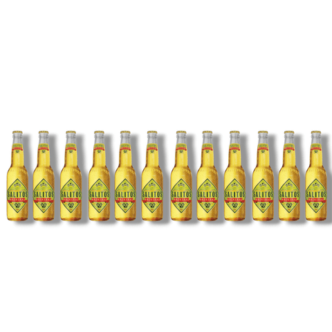 SALITOS Tequila 12 Flaschen à 0,33 l – aromatisiertes Biermischgetränk