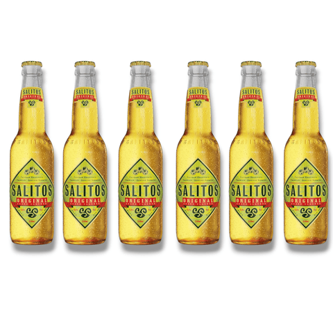 SALITOS Tequila 6 x 0,33 l Flaschen – gemischtes Biergetränk mit Tequilaaroma