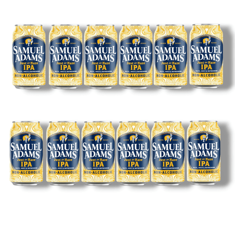 12er-Pack alkoholfreies Samuel Adams Just the Haze IPA – 12 x 0,355 l Craft-Bier mit Auszeichnung bei den World Beer Awards