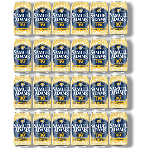 24 Dosen Samuel Adams Just the Haze IPA alkoholfrei – Großpackung für Events, Sport oder bewussten Genuss. 24 x 0,355 l.