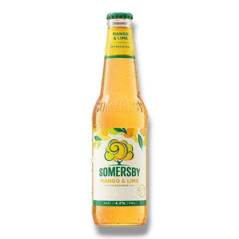 Somersby Mango & Lime 0,4 l – Biermischgetränk mit Mango und Limette, 4,5 % Vol.