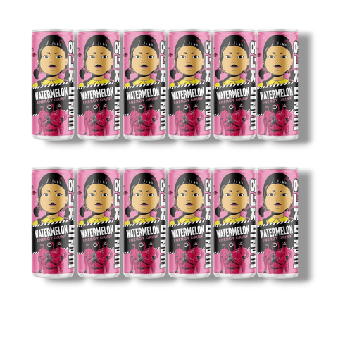12x Squid Game Watermelon Energy Drink – fruchtige 250ml Dosen
