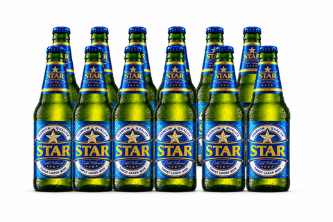 Star Lager Beer 12 Flaschen à 450 ml