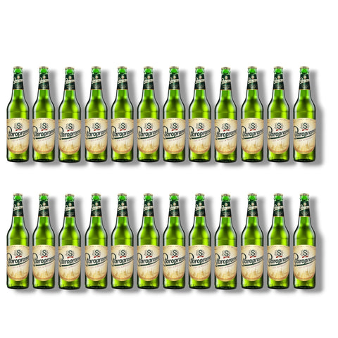 24 Flaschen Staropramen Premium Pilsner à 0,5 l – böhmischer Bierklassiker mit 5,0 % Vol.
