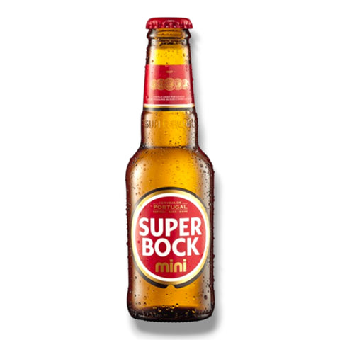Super Bock Mini 0,20 l portugiesisches Lager mit 5,2 Prozent Vol.