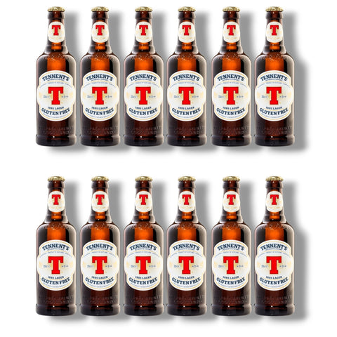 Tennent's Gluten Free 330 ml 12 Flaschen glutenfreies Lagerbier