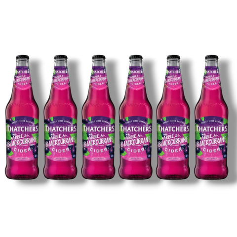 6 Flaschen Thatchers Apple & Blackcurrant Cider 0,5 l