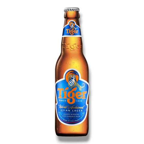 Tiger Beer Original aus Singapur mit 5,0 % Vol. in der 0,33-l-Glasflasche
