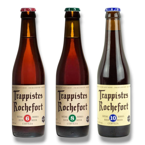 Trappistes Rochefort Entdeckerpaket mit Rochefort 6 8 und 10