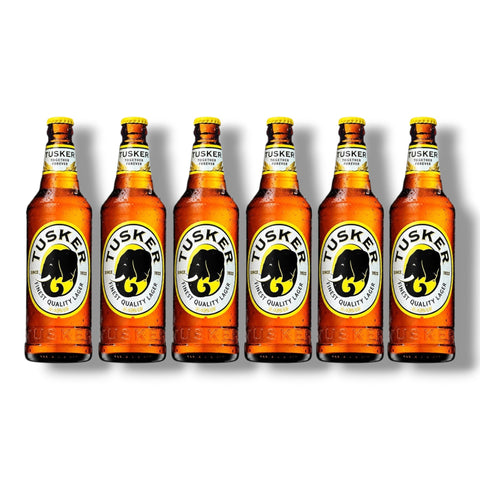 Tusker Lager 6er-Paket mit 6 Flaschen à 0,5 l – Bier aus Kenia