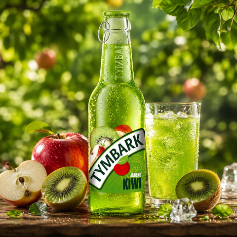 Tymbark Apfel Kiwi Erfrischungsgetränk mit Apfel und Kiwi