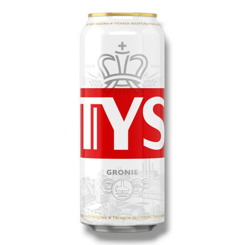 Tyskie Gronie 0,5 l Dose polnisches Lagerbier mit 5,2 Prozent Vol.