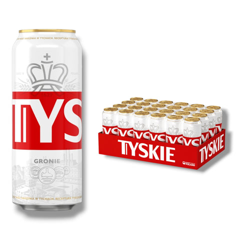 Tyskie Gronie 0,5 l Dose – Polnisches Lagerbier 5,2 % Vol.