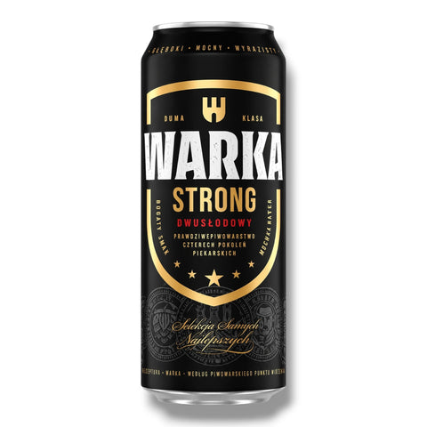 Warka Strong 500 ml Dose – polnisches Starkbier mit 6,3 % Vol.