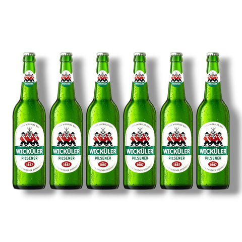 6 Flaschen Wicküler Pilsener à 0,5 l – traditionelles deutsches Pilsbier