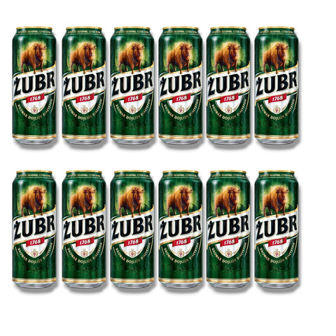 12 Dosen Żubr Bier 0,5 l