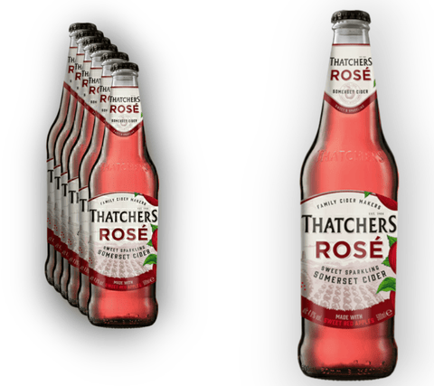 Thatchers Rosé 0,5l- Sweet Sparkling Somerset Cider mit 4,0% Vol.