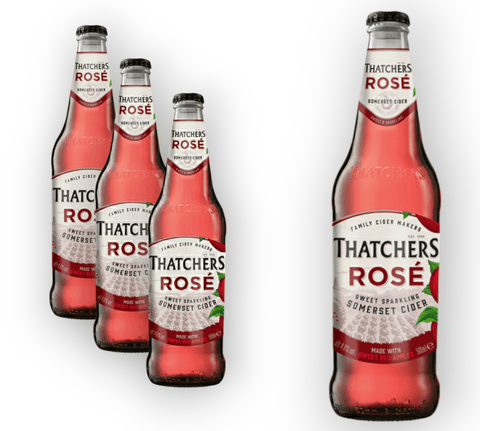 Thatchers Rosé 0,5l- Sweet Sparkling Somerset Cider mit 4,0% Vol.