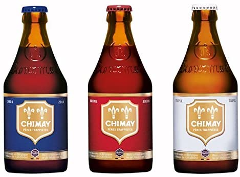 Chimay Abtei Bier Mixpaket – Trappistenbiere (Rot, Blau & Weiß)