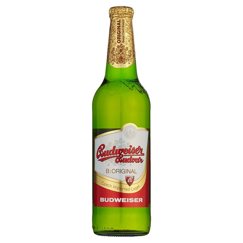 Budweiser Budvar Original 0,5l - aus Tschechien mit 5% Vol.