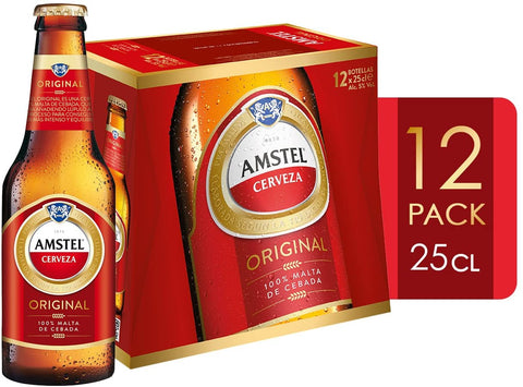 Amstel Bier 0,3 l - Das Original aus den Niederlanden mit 5% Vol.