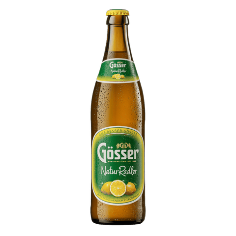 Gösser Natur Radler Zitrone 0,5l- Das Radler aus Österreich mit 2,4% Vol.