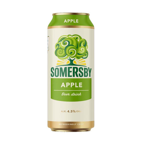 Somersby Apple 0,5l mit 4,5% Vol. - Biermischgetränk mit Apfel